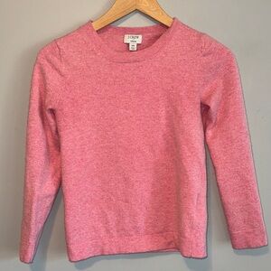 J. Crew Teddie Soft Pink Knit Pullover Sweater